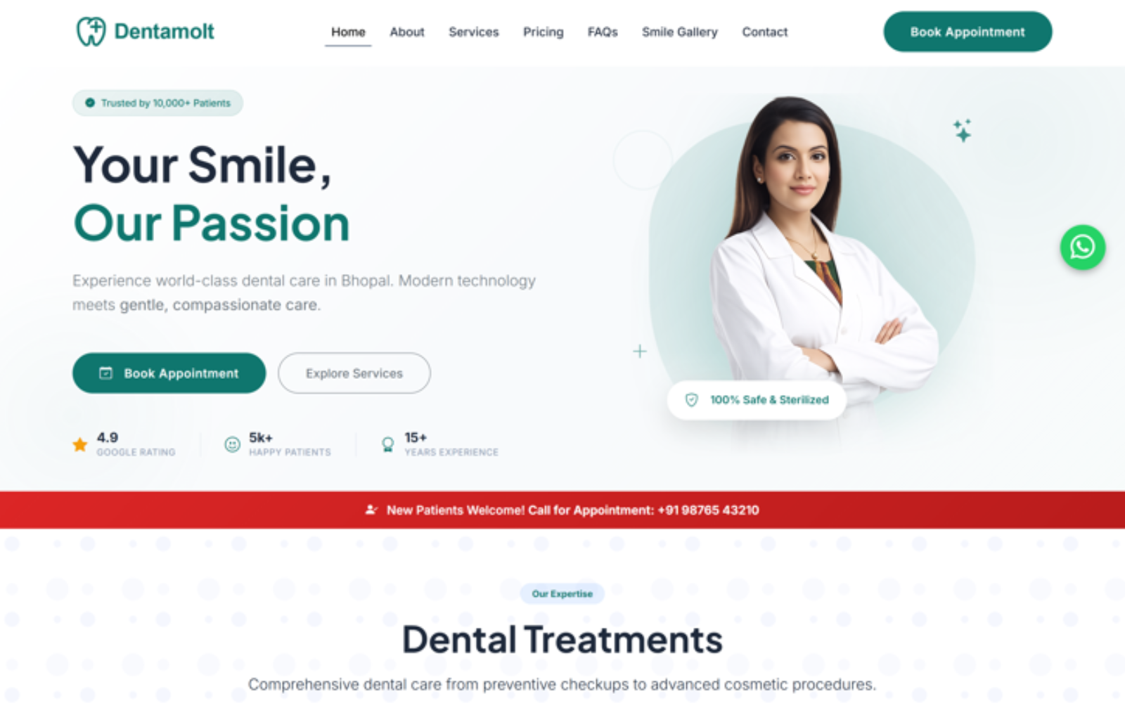 Dentamolt Dental Template